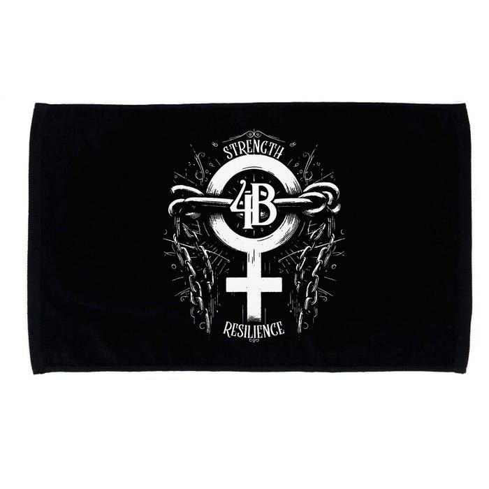 4b Movement Strength Resilience Unity Stand Together Microfiber Hand Towel