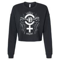 4b Movement Strength Resilience Unity Stand Together Cropped Pullover Crew