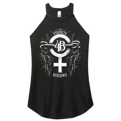 4b Movement Strength Resilience Unity Stand Together Women's Perfect Tri Rocker Tank