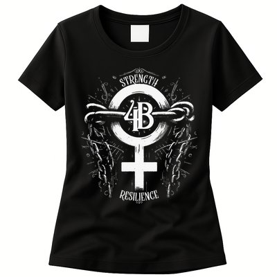 4b Movement Strength Resilience Unity Stand Together Womens T-Shirt