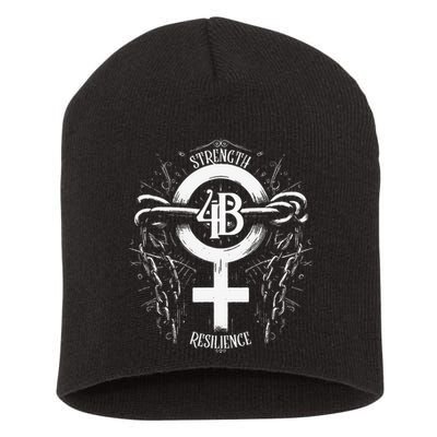 4b Movement Strength Resilience Unity Stand Together Short Acrylic Beanie