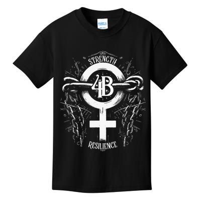 4b Movement Strength Resilience Unity Stand Together Kids T-Shirt
