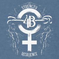 4b Movement Strength Resilience Unity Stand Together Garment-Dyed Sweatshirt