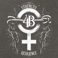 4b Movement Strength Resilience Unity Stand Together Cotton Canvas Backpack