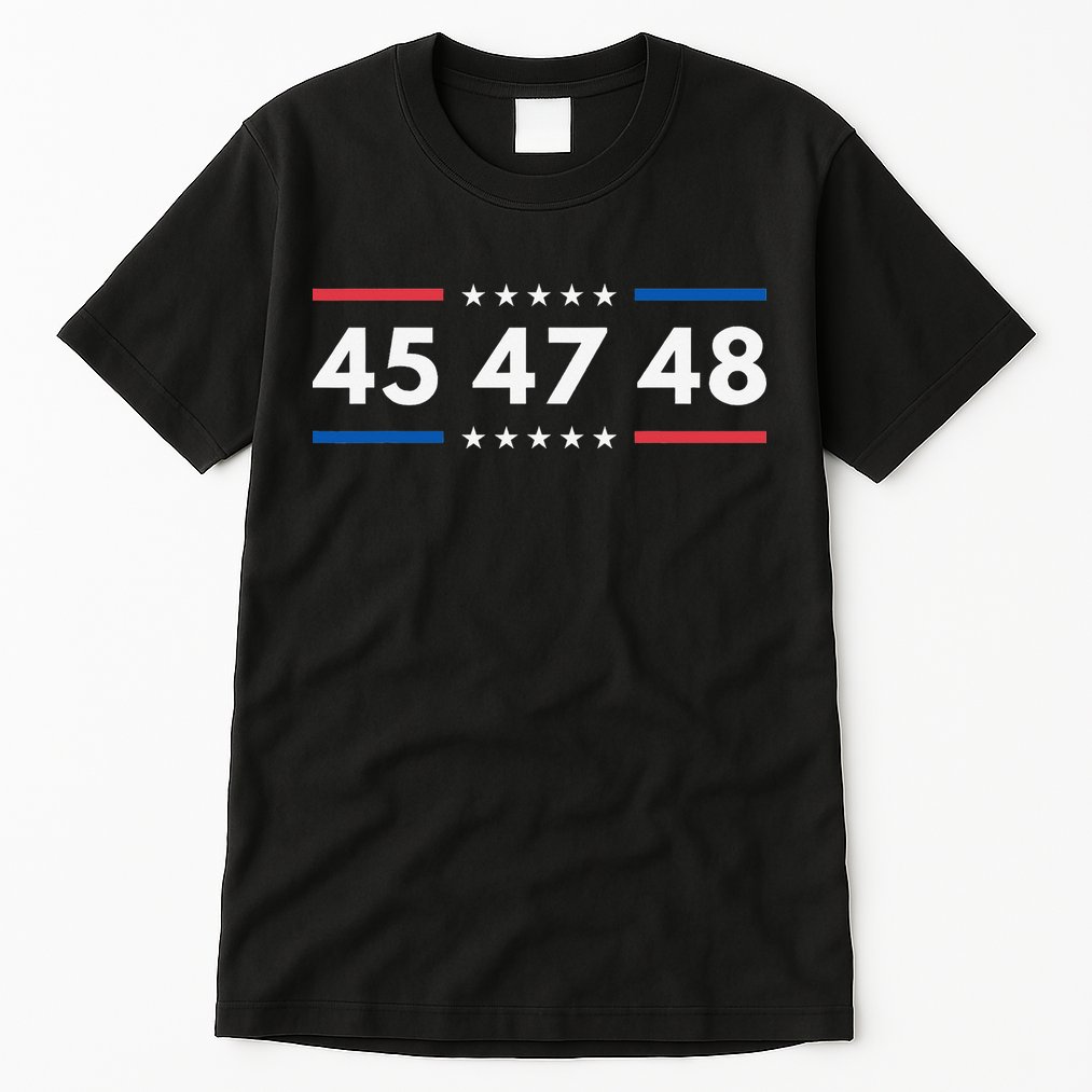 47-48 Number 47 Jersey 45th Anniversary 4th Of July 1776 Tall T-Shirt