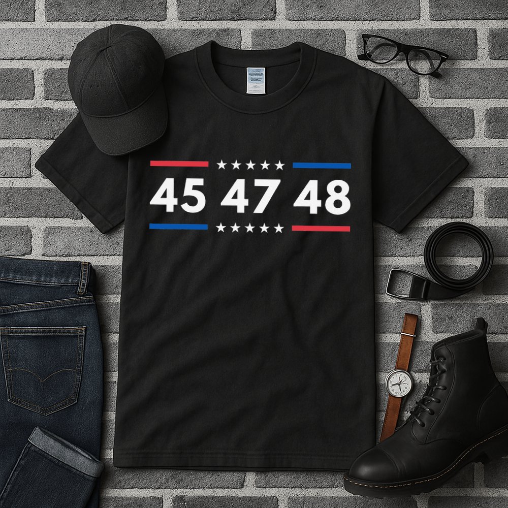 47-48 Number 47 Jersey 45th Anniversary 4th Of July 1776 Tall T-Shirt