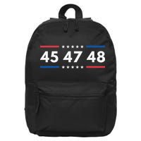 47-48 Number 47 Jersey 45th Anniversary 4th Of July 1776 16 in Basic Backpack