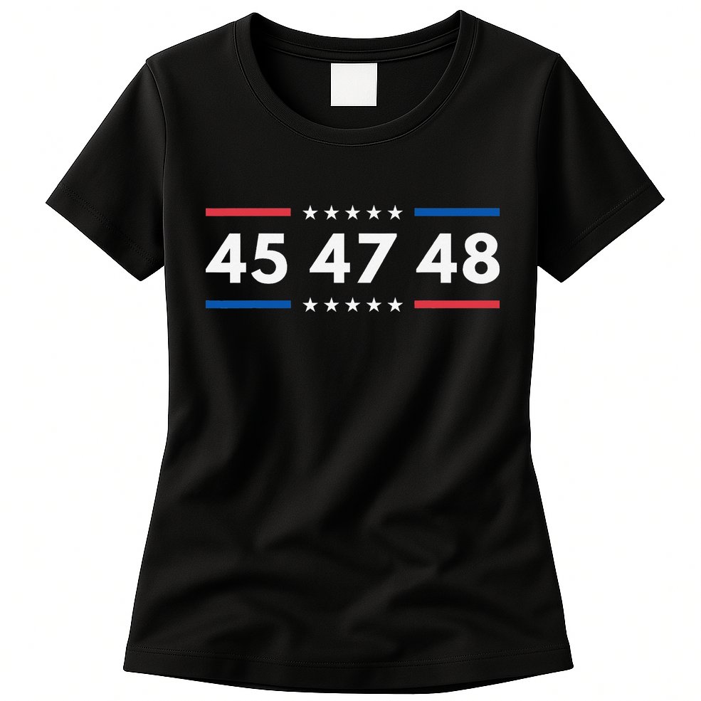 47-48 Number 47 Jersey 45th Anniversary 4th Of July 1776 Womens T-Shirt