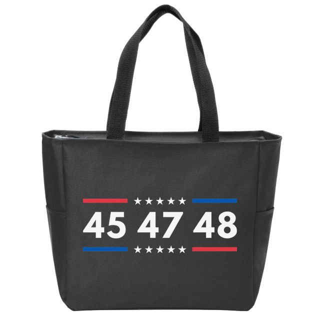 47-48 Number 47 Jersey 45th Anniversary 4th Of July 1776 Zip Tote Bag