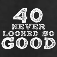 40 Never Looked So Good , 40th Birthday Over The Hill Adult Drive Performance Visor