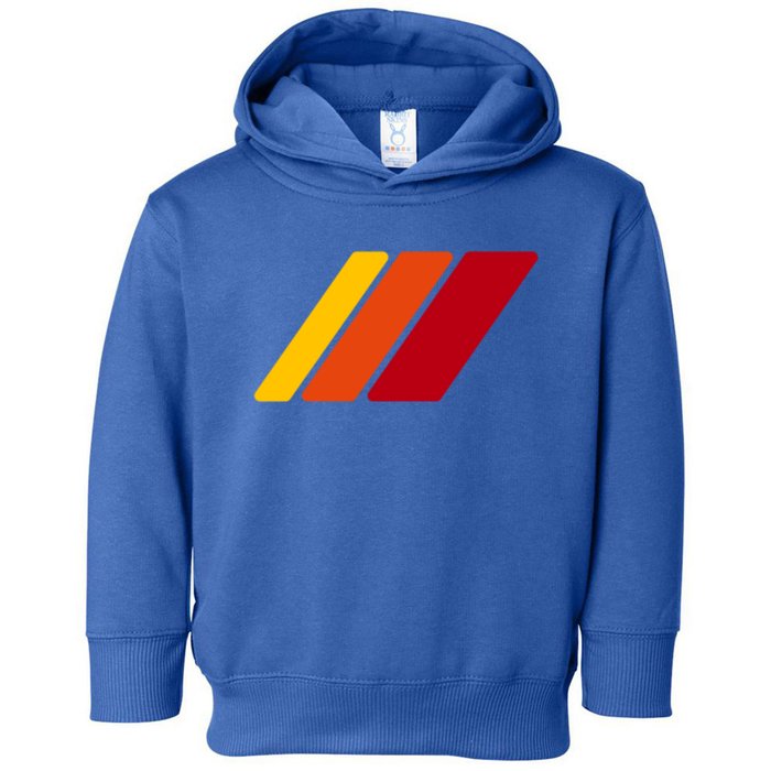 4runner Nation Retro Trd Racing Stripes Badge Funny Gift Toddler Hoodie