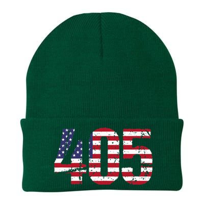 405 Oklahoma Area Code Knit Cap Winter Beanie