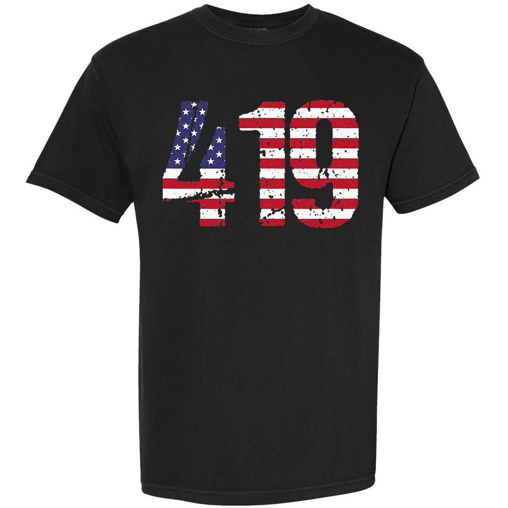 419 Ohio Area Code Comfort Colors T-Shirt