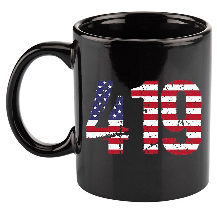 419 Ohio Area Code 11oz C Handle Ceramic Mug