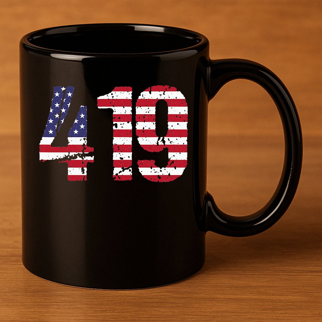 419 Ohio Area Code 11oz C Handle Ceramic Mug