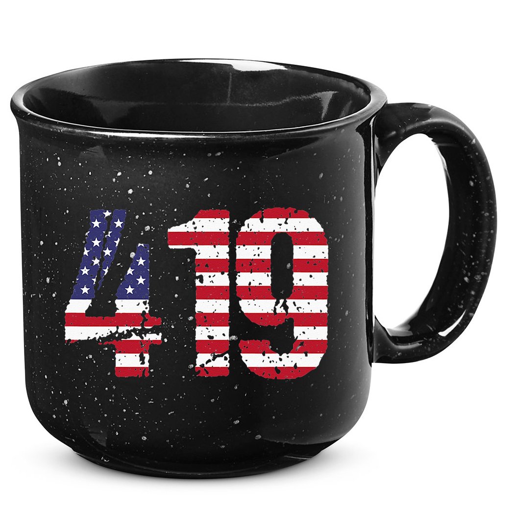 419 Ohio Area Code 15oz Campfire Ceramic Mug