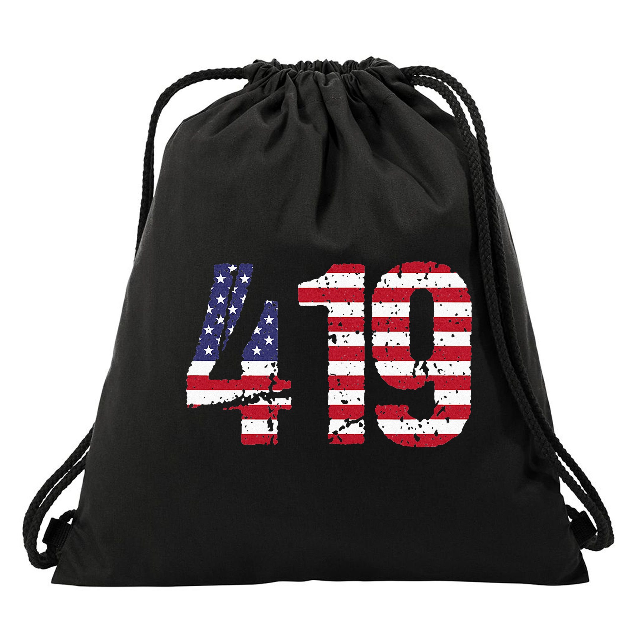 419 Ohio Area Code Drawstring Bag