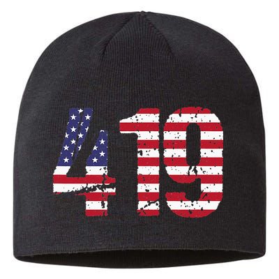 419 Ohio Area Code Sustainable Beanie