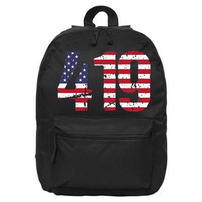 419 Ohio Area Code 16 in Basic Backpack