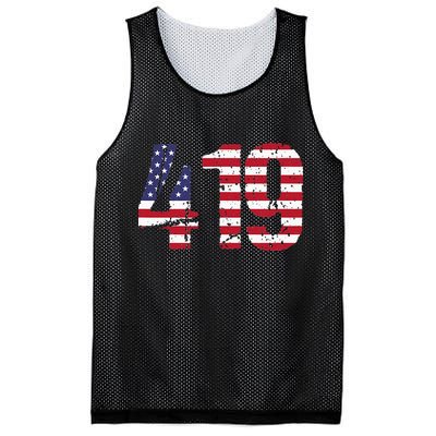 419 Ohio Area Code Mesh Reversible Basketball Jersey Tank