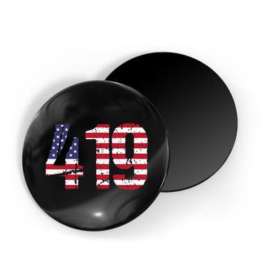419 Ohio Area Code Magnet