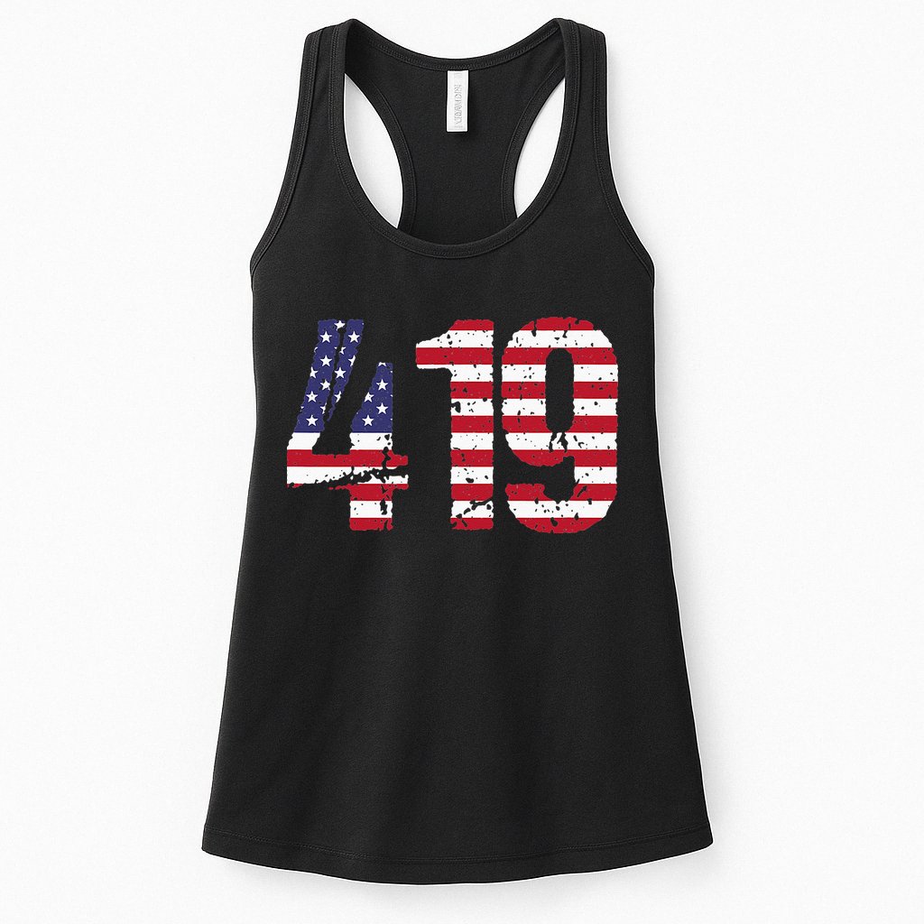 419 Ohio Area Code Womens Tank Top