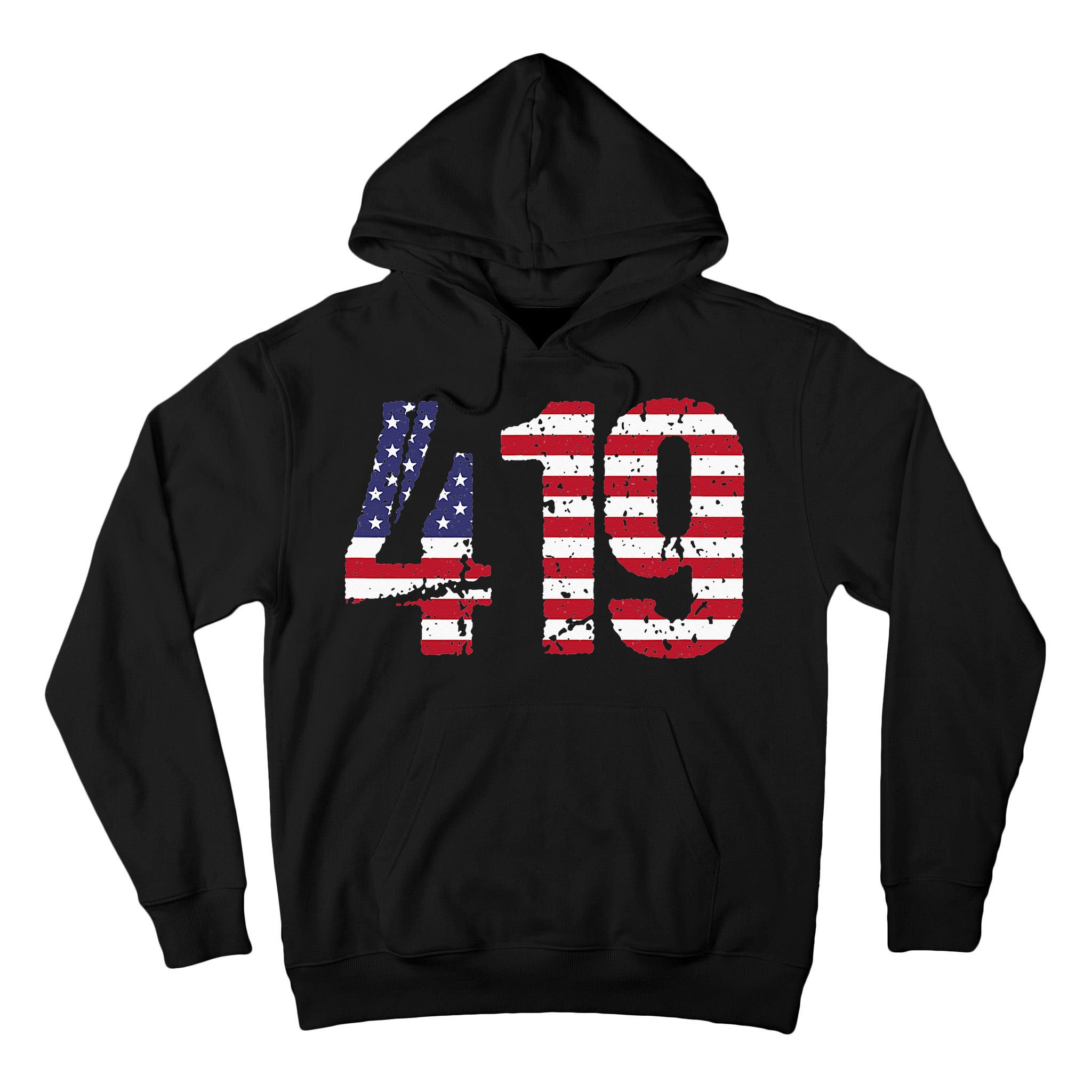 419 Ohio Area Code Tall Hoodie