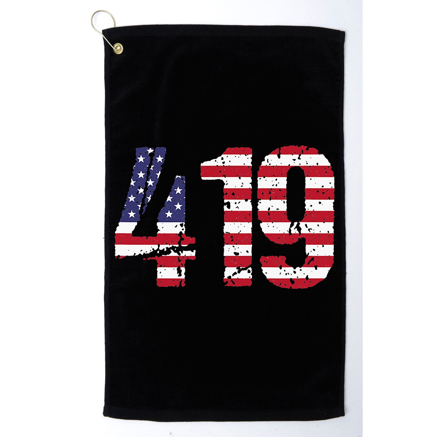 419 Ohio Area Code Golf Towel