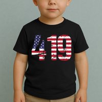 419 Ohio Area Code Toddler T-Shirt