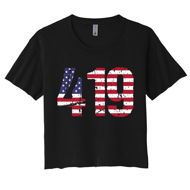 419 Ohio Area Code Crop Top