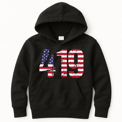 419 Ohio Area Code Kids Hoodie
