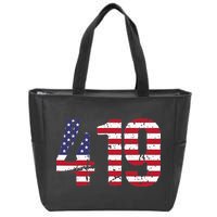 419 Ohio Area Code Zip Tote Bag