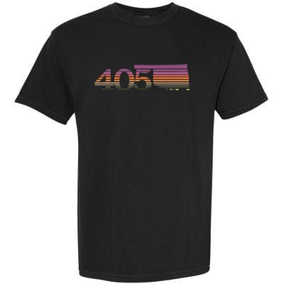 405 Oklahoma City Souvenir Gift Okc Garment-Dyed Heavyweight T-Shirt