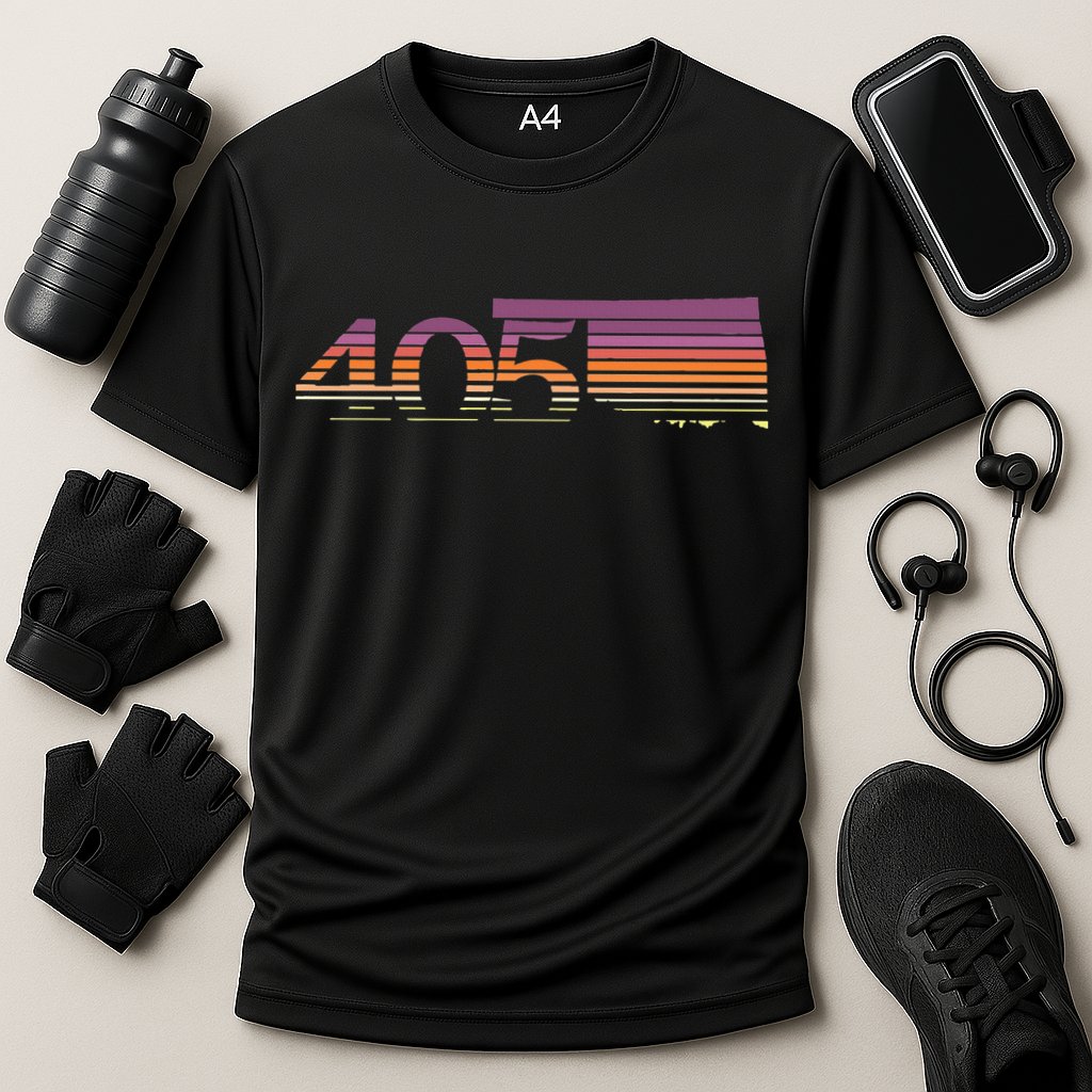 405 Oklahoma City Souvenir Gift Okc Cooling Performance Crew T-Shirt