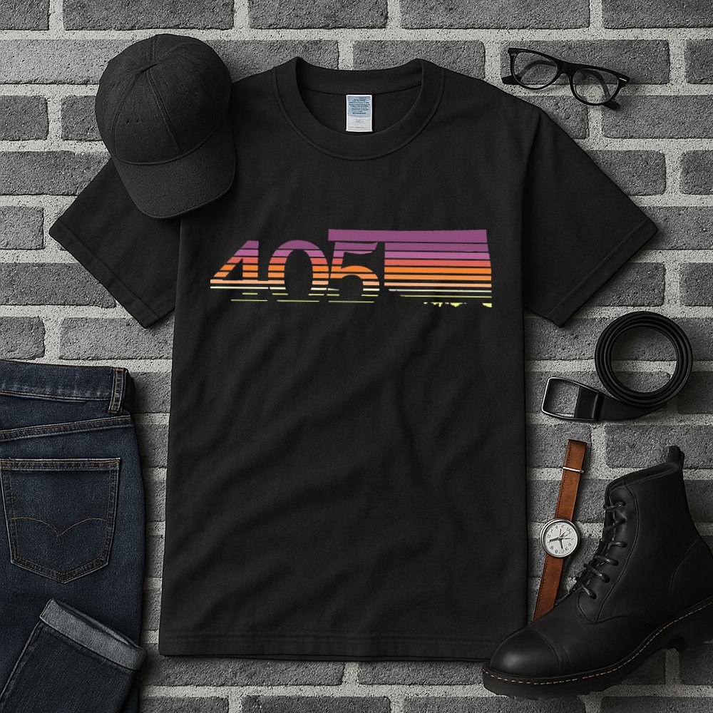 405 Oklahoma City Souvenir Gift Okc Tall T-Shirt