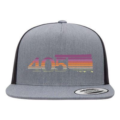 405 Oklahoma City Souvenir Gift Okc Flat Bill Trucker Hat