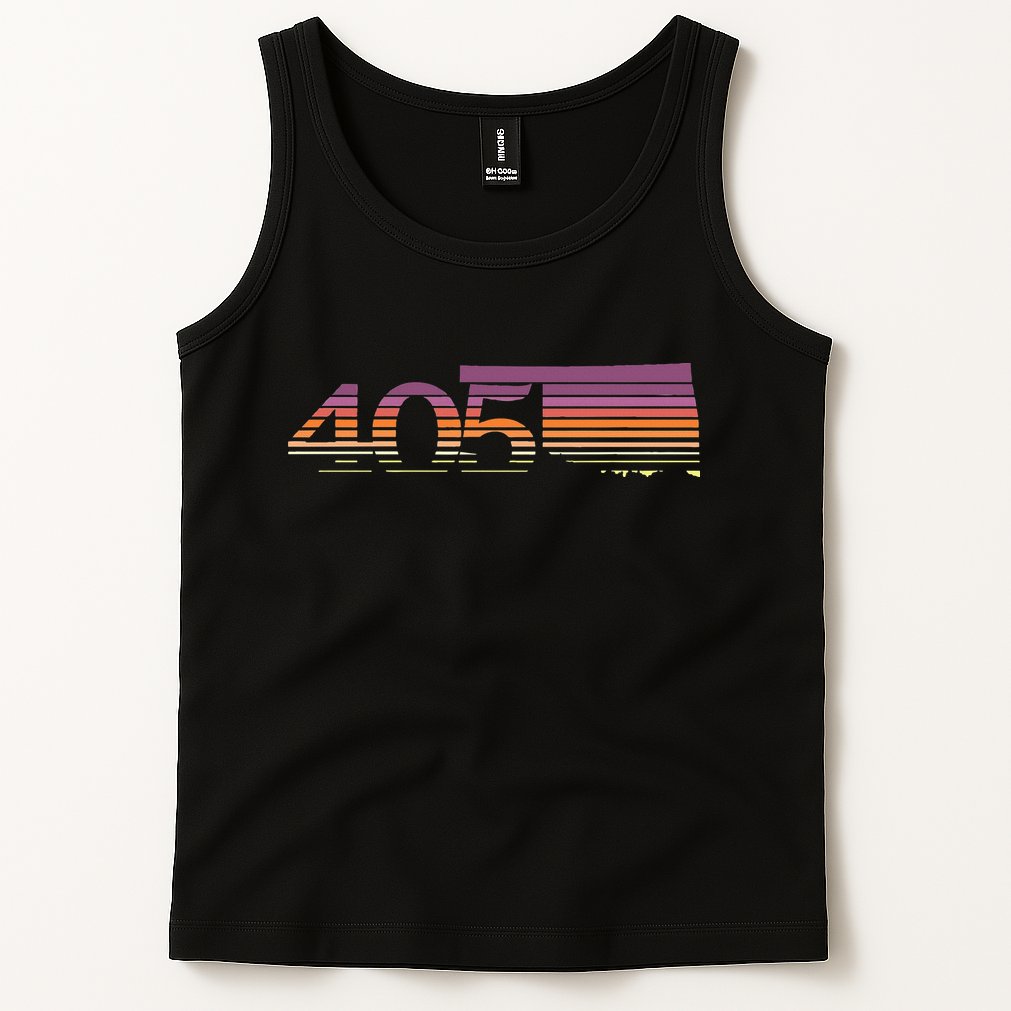 405 Oklahoma City Souvenir Gift Okc Tank Top