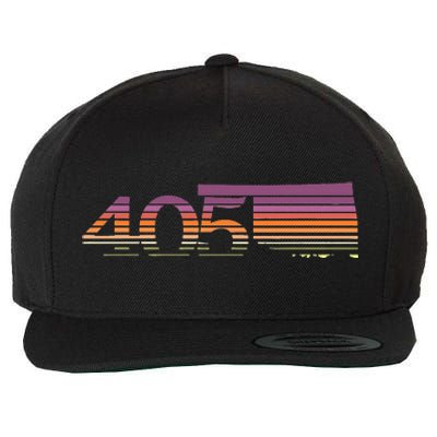 405 Oklahoma City Souvenir Gift Okc Wool Snapback Cap