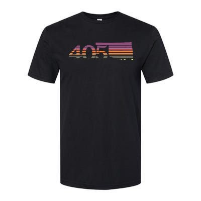 405 Oklahoma City Souvenir Gift Okc Softstyle CVC T-Shirt