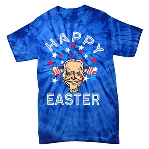 4th Of Easter Funny Happy 4th July Anti Joe Biden Cute Gift Tie-Dye T-Shirt