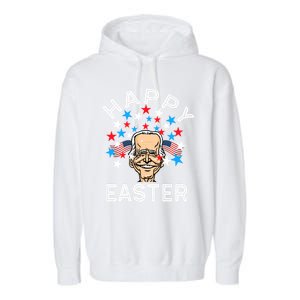 4th Of Easter Funny Happy 4th July Anti Joe Biden Cute Gift Garment-Dyed Fleece Hoodie