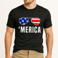 4th Of July Merica American Flag Sunglasses Cooling Performance Crew T-Shirt