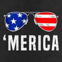 4th Of July Merica American Flag Sunglasses 11oz C Handle Ceramic Mug