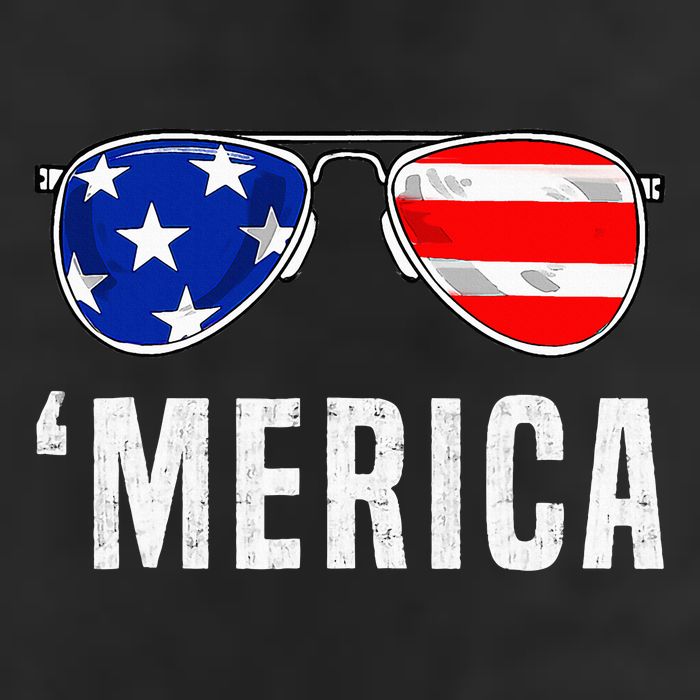 4th Of July Merica American Flag Sunglasses 11oz C Handle Ceramic Mug