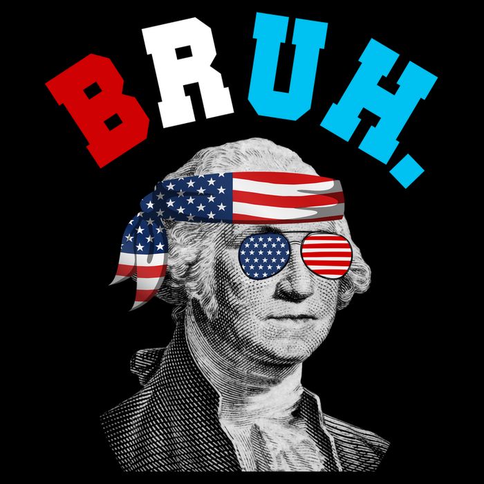 4th Of July George Washington Bruh Usa Funny Festive Cooling Performance Crew T-Shirt