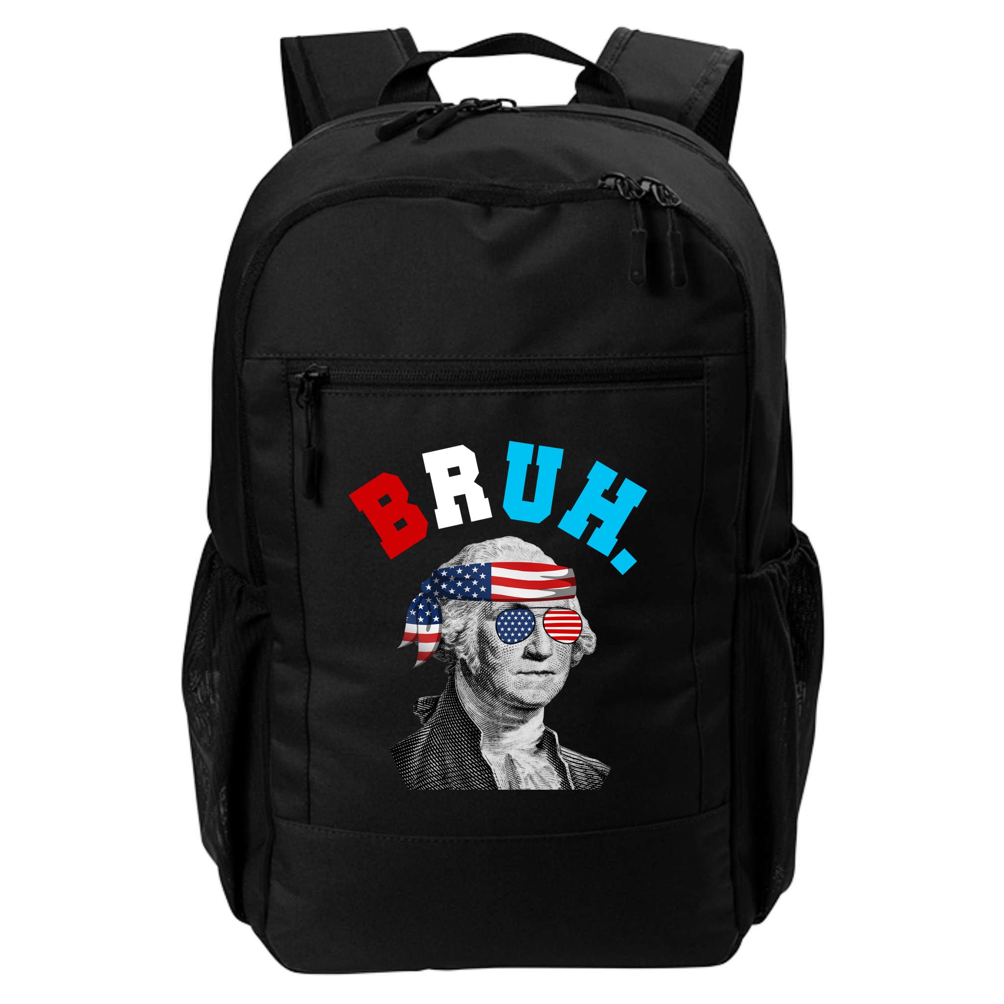 4th Of July George Washington Bruh Usa Funny Festive Backpack