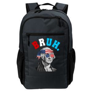 4th Of July George Washington Bruh Usa Funny Festive Daily Commute Backpack