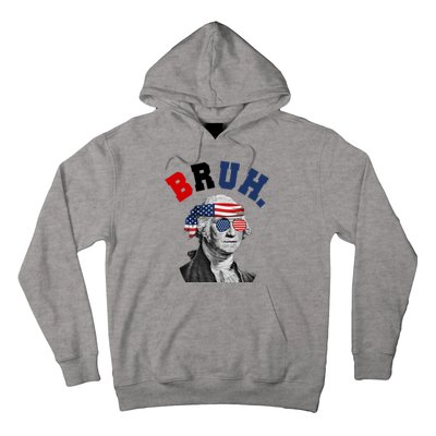 4th Of July George Washington Bruh Usa Funny Festive Hoodie