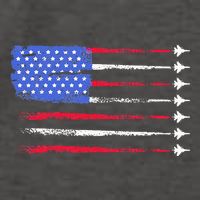 4th Of July Jet American Flag Patriotic Usa Vector Backpack