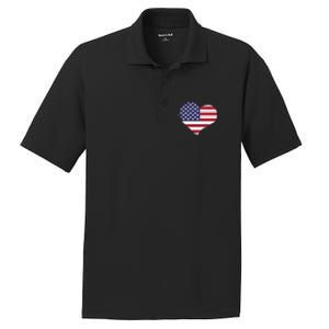 4th Of July Usa Gift PosiCharge RacerMesh Polo